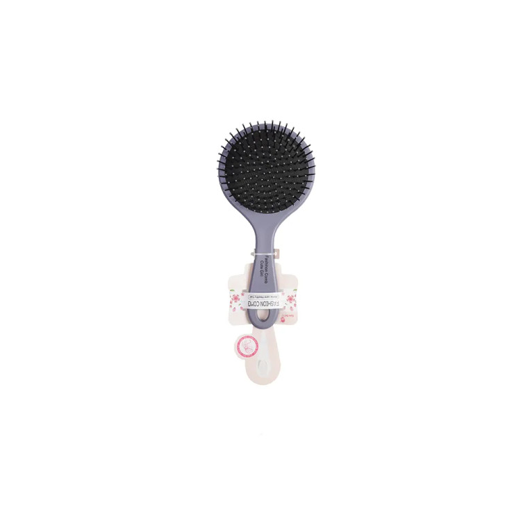 برس مو گرد فانتزی فشن کمب FASHION COMB عدم کشیدن مو بدنه محکم خوش دست طول 21 عرض 10
