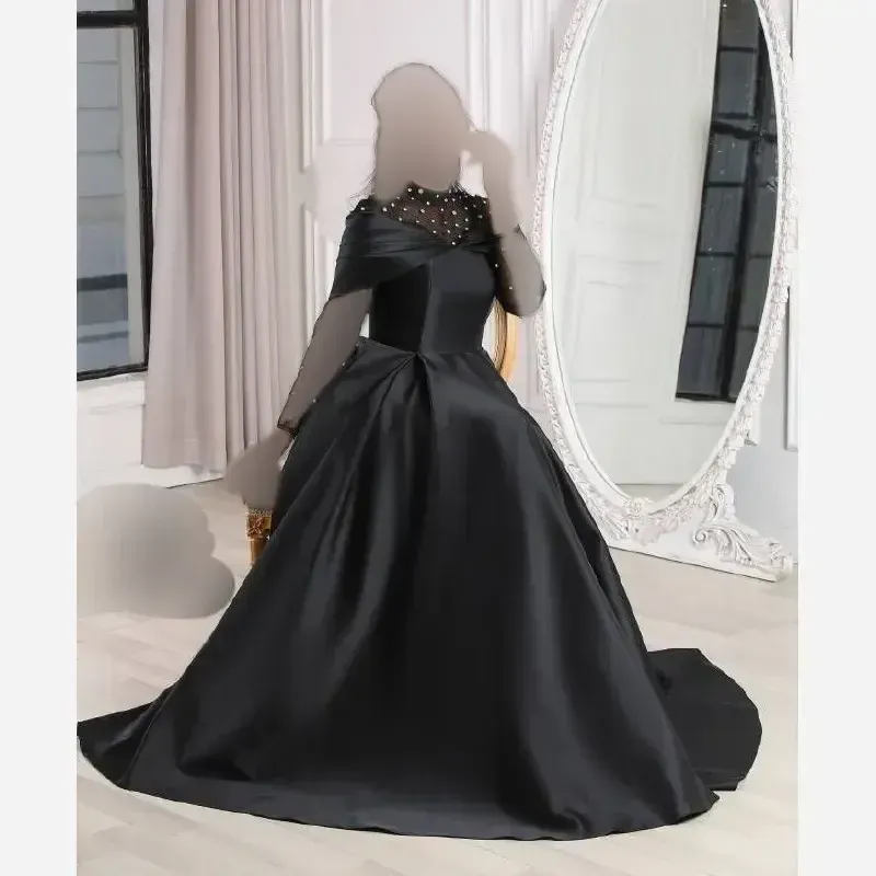 ماکسی مجلسی ساتن آمریکایی و تور نگیندوبی سایز 38 تا 50