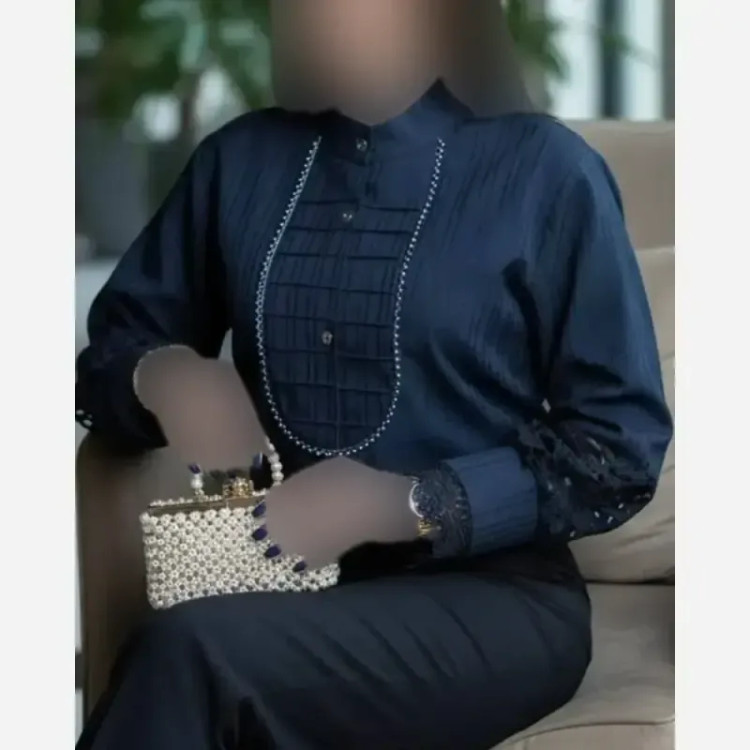 شومیز زنانه مدل آیجان جنس پارچه توکی درجه یک